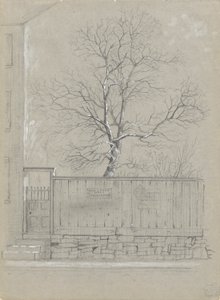Billboard and Tree by Alfred Wordsworth Thompson
