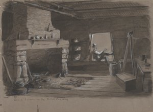 Grand Saloon in the Hotel Conway by Alfred Wordsworth Thompson