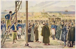Execution of Gomes Freire Andrade, Portugal by Alfredo Roque Gameiro