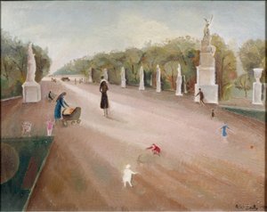 In the Luxembourg Garden by Alice Bailly