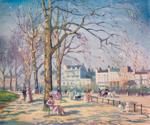 Spring in Hyde Park, c1910