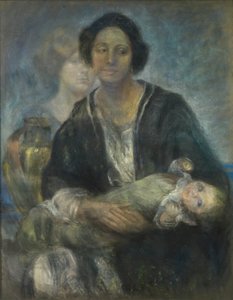 Italian Woman with Child by Alice Pike Barney