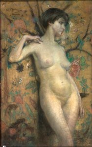 Nude against Screen by Alice Pike Barney