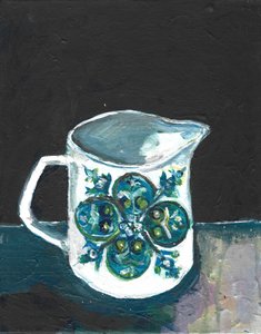 Floral Pitcher Still Life