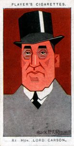 Edward Carson, 1st Baron Carson, Ulster leader and advocate, 1926