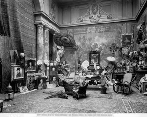 Studio of the Florentine painter Eduardo Gelli, in Via Marsilio Ficino 10, Florence