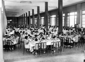 Villa Rosa Maltoni Mussolini: mealtime in the refectory