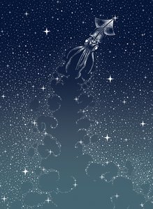 Celestial Squid Ascent by Alirıza ÇAKIR