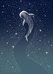 Cosmic Whale Shark by Alirıza ÇAKIR
