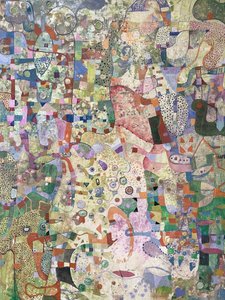 Vibrant Patterned Abstraction