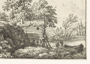 Landscape with Fisherman