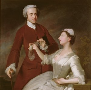 Portrait of Sir Edward and Lady Turner by Allan Ramsay