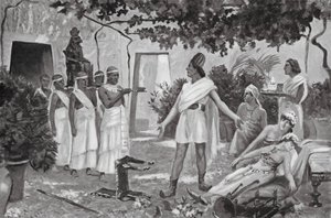 Cure of the Hittite Princess who was possessed by a Devil by Allan Stewart