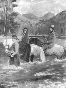Her Majesty and the Prince Consort Fording the Garry, September 25, 1844