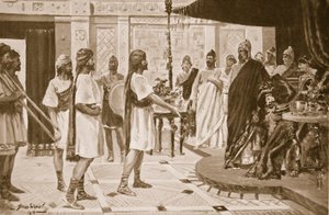 Midas of Phrygia arranging an alliance with Urartu