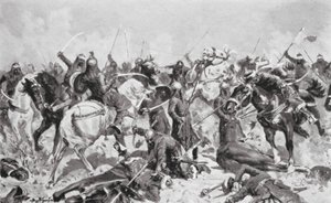 The Last Stand of the Rajputs against the Muhammadans in 1192 AD by Allan Stewart