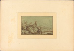 Landscape, published 1780 by Allart van Everdingen