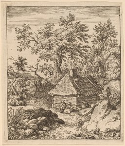 Landscape with Millstone near a Cask by Allart van Everdingen