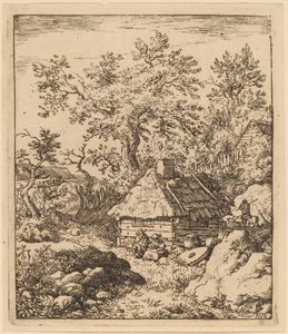 Landscape with Millstone near a Cask, probably c. 1645-1656 by Allart van Everdingen