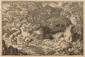 Peasant on Horseback by Allart van Everdingen