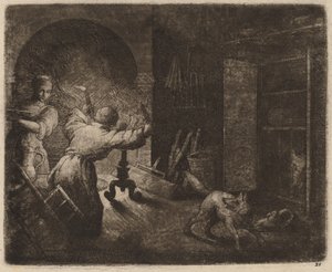 Reynard Steals a Capon from the Pastor by Allart van Everdingen