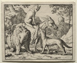 Reynard the Fox: Reynard and his Companions by Allart van Everdingen