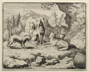 Reynard the Fox: The Cat Calls Reynard to Court by Allart van Everdingen