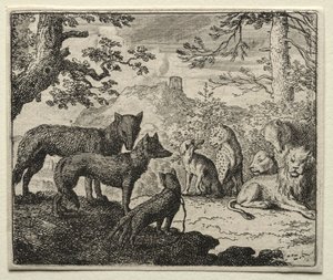 Reynard the Fox: The Relatives of Reynard Leave Court