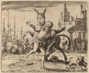 The Ass and the Hound by Allart van Everdingen