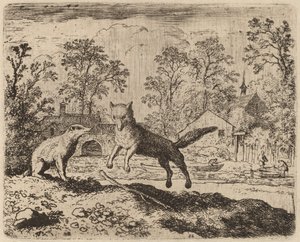 The Badger Imposes a Penance on Reynard