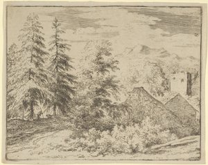 The Man between the Two Fir Trees, 17th century