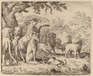The Ram Blesses Reynard by Allart van Everdingen