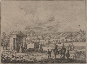 The Spring at Watroz (etching) by Allart van Everdingen