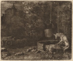 The Wolf and the Well by Allart van Everdingen