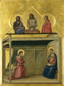 The Annunciation and Christ Suffering