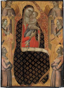 The Majestic Virgin Surrounded by Six Angels