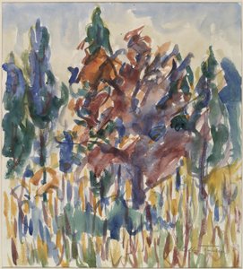 October Trees by Allen Tucker