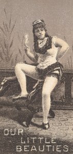 From the Actresses Series N57 Promoting Our Little Beauties Cigarettes for Allen & Ginter, 1890 by Allen and Ginter