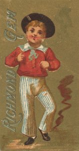 From the Girls and Children Series N65 Promoting Richmond Gem Cigarettes for Allen & Ginter, ca. 1886 by Allen and Ginter