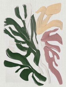 Abstract Monstera Leaves by Alma
