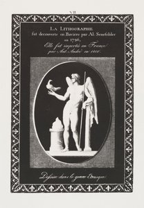 Art of the Lithograph: Dedication Sheet, Plate VII by Alois Senefelder