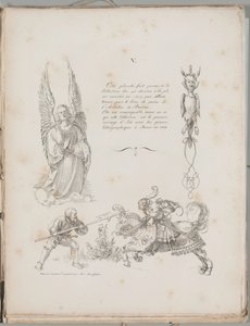 Art of the Lithograph: Three Designs from Dürer’s Prayer Book, Plate V by Alois Senefelder