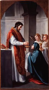 The Virgin Receives Communion of St John the Baptist