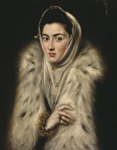 Lady in a Fur Wrap by Alonso Sánchez Coello