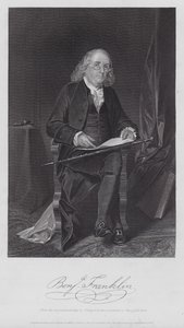 Benjamin Franklin by Alonzo (after) Chappel
