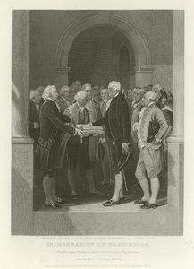 The Inauguration of Washington by Alonzo Chappel