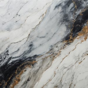 Black Gold Marble