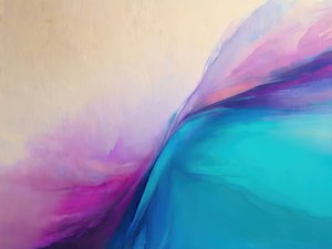 Blue Purple Fluid Waves