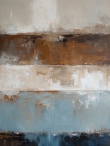 Earthy Blue Horizon