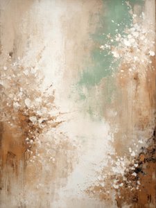 Earthy Serene Abstract Flow